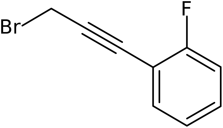 CAS: 1020153-63-2 | 1-(3-Bromoprop-1-ynyl)-2-fluoro-benzene, >95%, NX11416