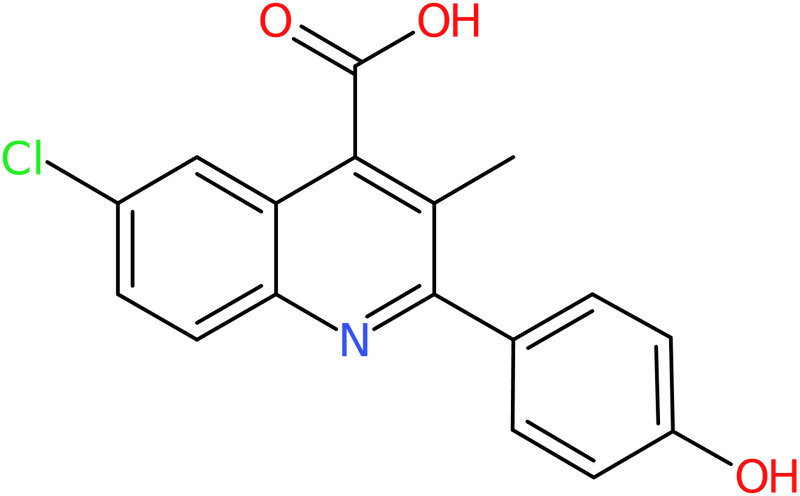 CAS: 854867-53-1 | 6-Chloro-2-(4-hydroxyphenyl)-3-methylquinoline-4-carboxylic acid, NX64263