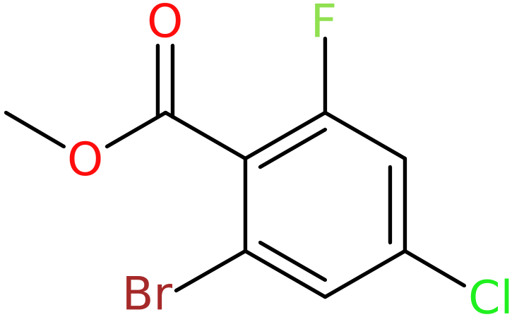 CAS: 943975-33-5 | Methyl 2-bromo-4-chloro-6-fluorobenzoate, >95%, NX70196