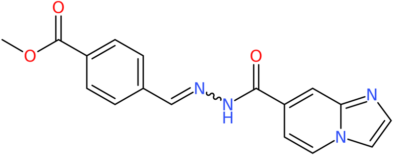 Methyl 4-{[(imidazo[1,2-a]pyridin-7-ylcarbonyl)hydrazono]methyl}benzoate, NX73928