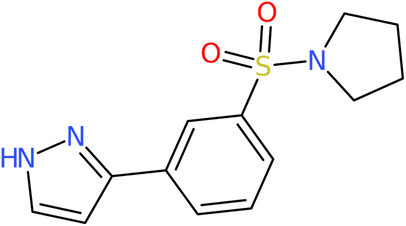 CAS: 1019013-03-6 | 3-(3-Pyrrolidin-1-ylsulfonylphenyl)-1H-pyrazole, NX11321