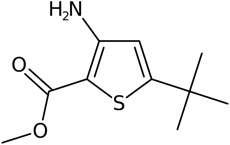 CAS: 175137-03-8 | Methyl 3-amino-5-(tert-butyl)thiophene-2-carboxylate, NX29148