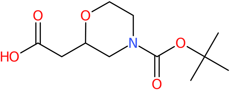 CAS: 766539-28-0 | N-Boc-2-(2-morpholinyl)acetic acid, >96%, NX61181