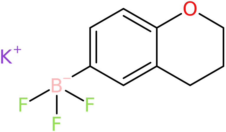 Potassium 3,4-dihydro-2H-1-benzopyran-6-yltrifluoroboranuide, NX74433