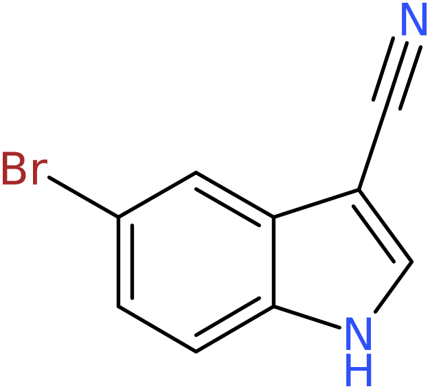 CAS: 90271-86-6 | 5-Bromo-1H-indole-3-carbonitrile, >97%, NX67857