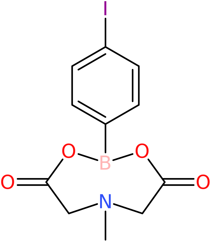 CAS: 1287221-36-6 | 2-(4-Iodophenyl)-6-methyl-1,3,6,2-dioxazaborocane-4,8-dione, NX20189