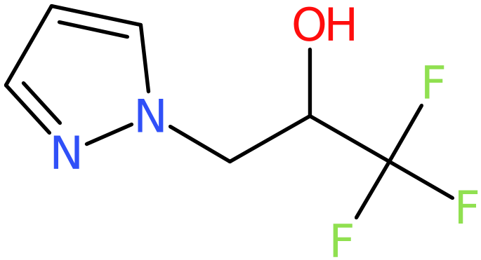 CAS: 1342051-08-4 | 1,1,1-Trifluoro-3-(1H-pyrazol-1-yl)propan-2-ol, NX21564