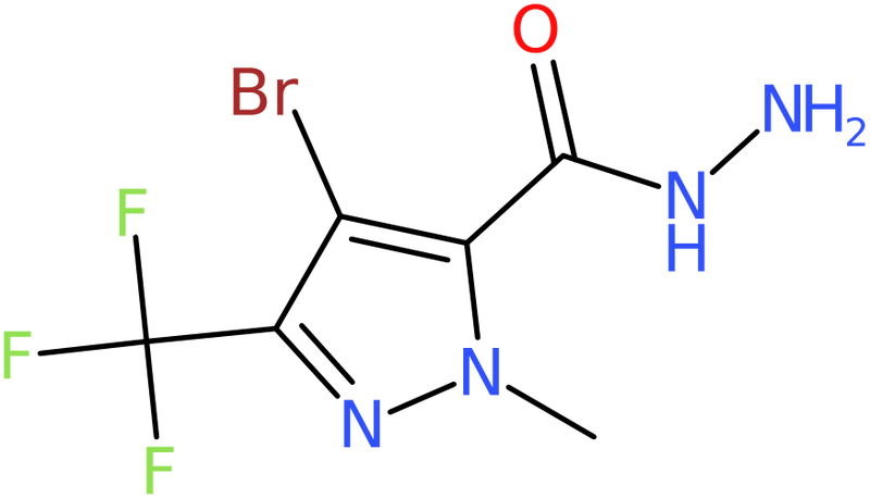 CAS: 1001518-80-4 | 4-Bromo-1-methyl-3-(trifluoromethyl)-1H-pyrazole-5-carbohydrazide, NX10258