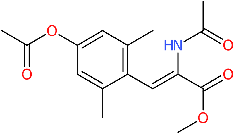 CAS: 145235-85-4 | Methyl (2Z)-3-[4-(acetyloxy)-2,6-dimethylphenyl]-2-acetamidoprop-2-enoate, NX24741