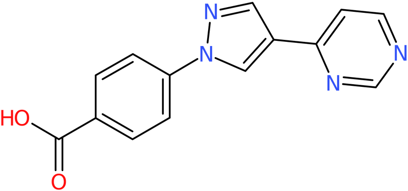 CAS: 849924-98-7 | 4-(4-Pyrimidin-4-yl-1H-pyrazol-1-yl)benzoic acid, >95%, NX63756