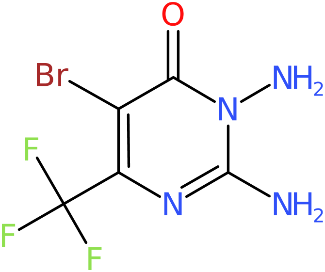 CAS: 95095-46-8 | 5-Bromo-2,3-diamino-6-(trifluoromethyl)pyrimidin-4(3H)-one, >97%, NX70594