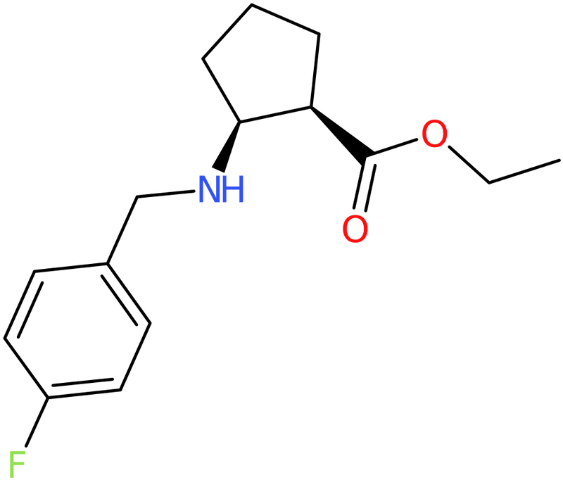 CAS: 1033756-46-5 | Ethyl (1R,2S)-2-(4-Fluorobenzylamino)cyclopentanecarboxylate, NX11930