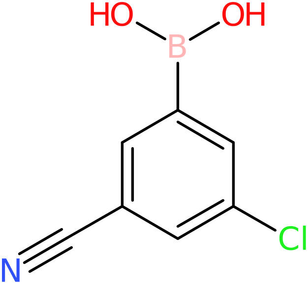 CAS: 915763-60-9 | (3-Chloro-5-cyanophenyl)boronic acid, >98%, NX68701