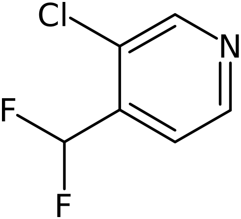 CAS: 1374659-44-5 | 3-Chloro-4-(difluoromethyl)pyridine, >97%, NX22672