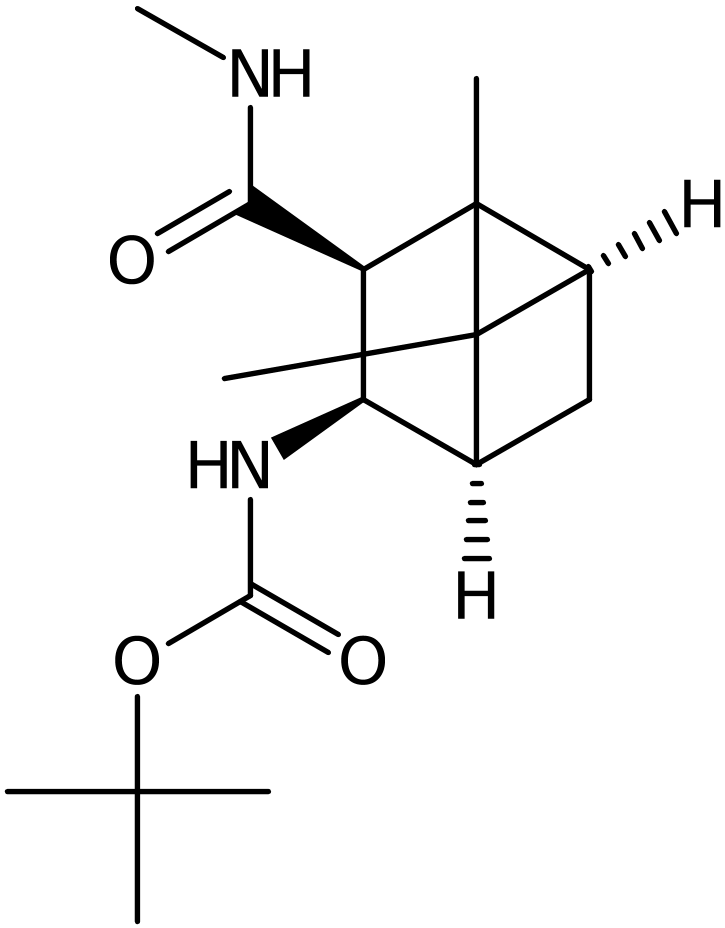 CAS: 1027343-56-1 | tert-Butyl (1R,2R,3S,5R)-(2-methylaminocarbonyl-6,6-dimethylbicyclo[3.1.1]hept-3-yl)-carbamate, NX11650