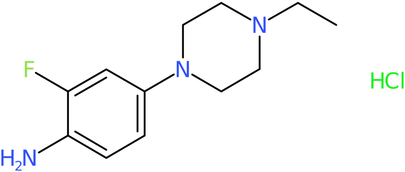 CAS: 1197193-28-4 | 4-(4-Ethyl-1-piperazinyl)-2-fluoroaniline hydrochloride, NX16599