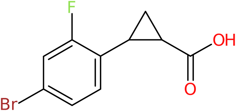 CAS: 1056010-27-5 | 2-(4-Bromo-2-fluorophenyl)cyclopropane-1-carboxylic acid, NX12712