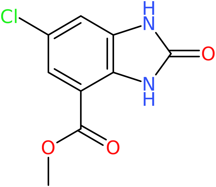 CAS: 1388041-76-6 | Methyl 6-chloro-2-oxo-2,3-dihydro-1H-benzo[d]imidazole-4-carboxylate, >97%, NX23014