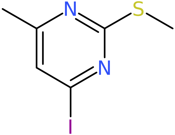 CAS: 16879-42-8 | 4-Iodo-6-methyl-2-(methylthio)pyrimidine, NX28216