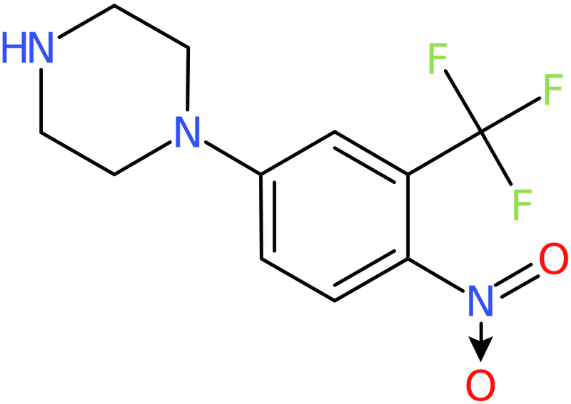 CAS: 153204-82-1 | 1-[4-Nitro-3-(trifluoromethyl)phenyl]piperazine, NX25938