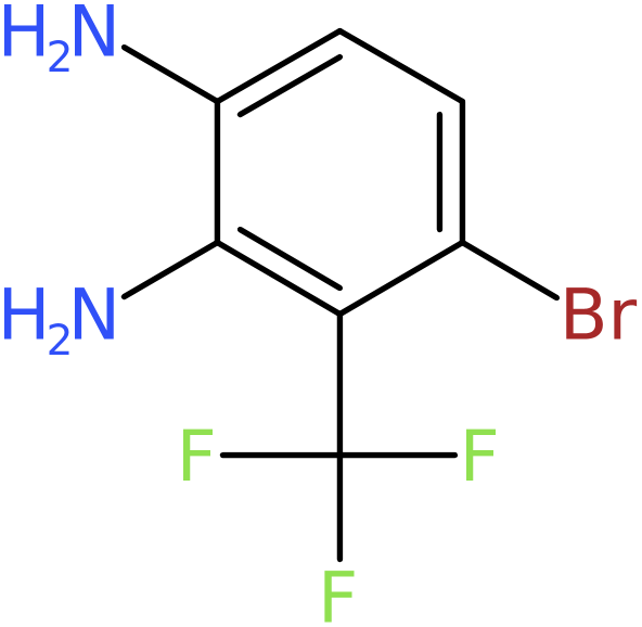 CAS: 1445995-83-4 | 4-Bromo-3-(trifluoromethyl)benzene-1,2-diamine, >90%, NX24548