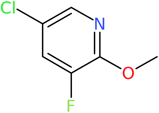 CAS: 886374-01-2 | 2-Methoxy-5-chloro-3-fluoropyridine, >98%, NX66649