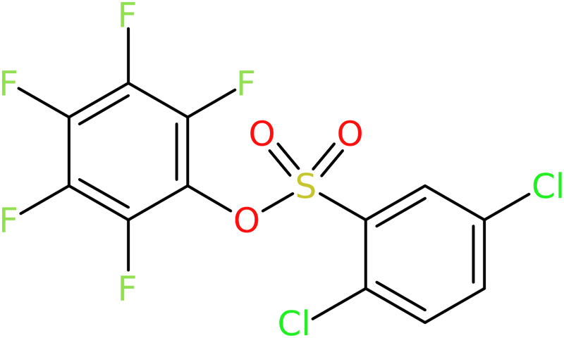 CAS: 885950-40-3 | 2,3,4,5,6-Pentafluorophenyl 2,5-dichlorobenzenesulphonate, NX66477