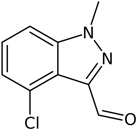 CAS: 1033693-09-2 | 4-Chloro-1-methyl-1H-indazole-3-carbaldehyde, >95%, NX11927