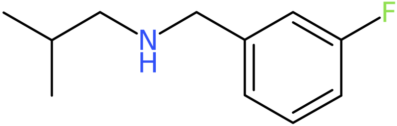 CAS: 1019578-68-7 | N-Isobutyl 3-fluorobenzylamine, >98%, NX11365