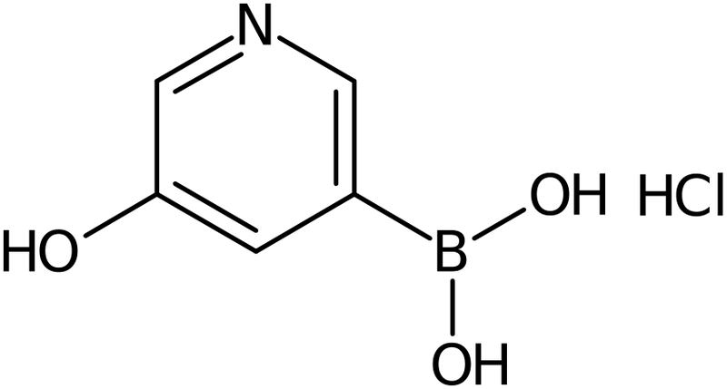 CAS: 1801408-19-4 | 5-Hydroxypyridine-3-boronic acid, hydrochloride, >97%, NX30081