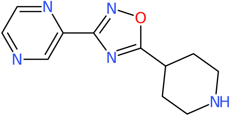 CAS: 849925-00-4 | 2-[5-(Piperidin-4-yl)-1,2,4-oxadiazol-3-yl]pyrazine, >95%, NX63758