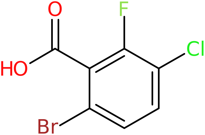 CAS: 1428234-67-6 | 6-Bromo-3-chloro-2-fluorobenzoic acid, >97%, NX24044