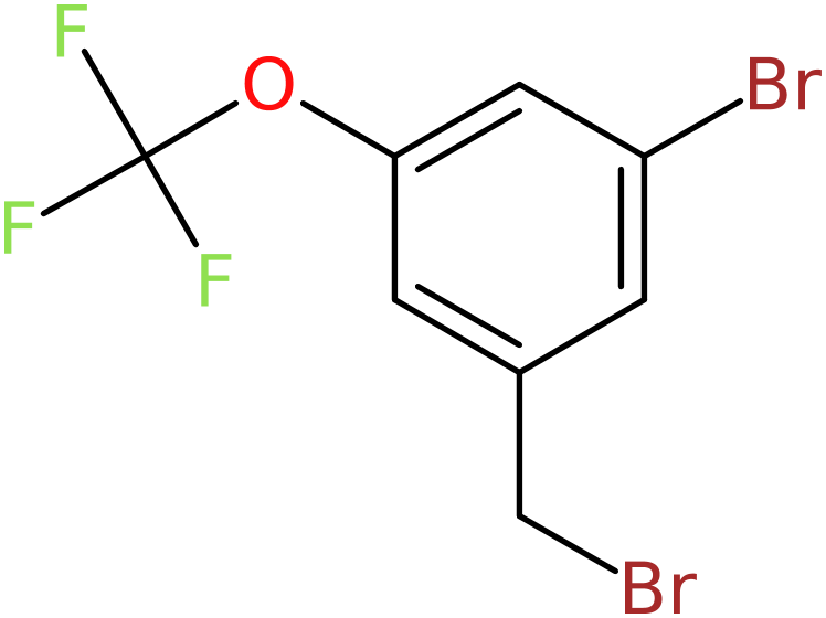 CAS: 1031929-10-8 | 3-Bromo-5-(trifluoromethoxy)benzyl bromide, >97%, NX11854