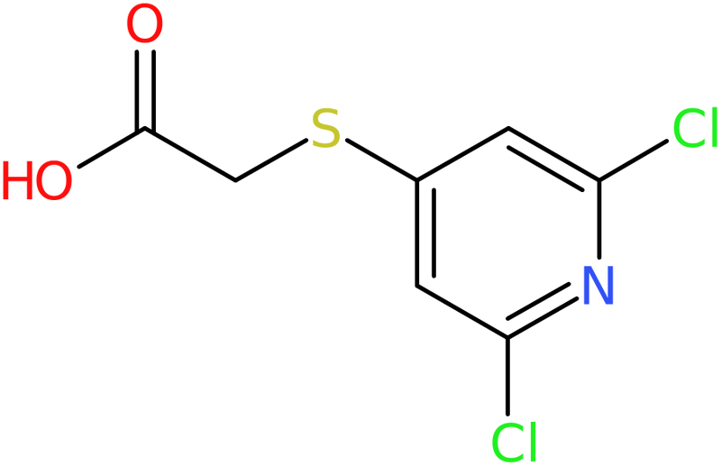 CAS: 80542-50-3 | 2-[(2,6-Dichloropyridin-4-yl)thio]acetic acid, >95%, NX62472