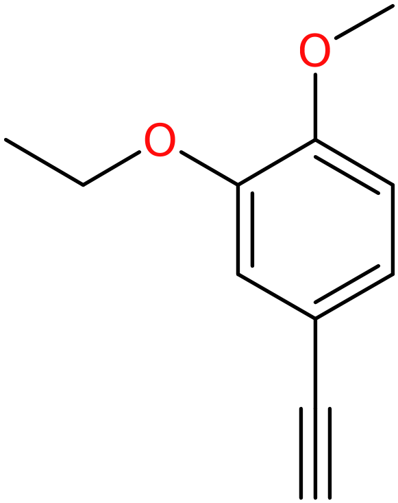 CAS: 881919-82-0 | 3-Ethoxy-4-methoxyphenylacetylene, NX66042