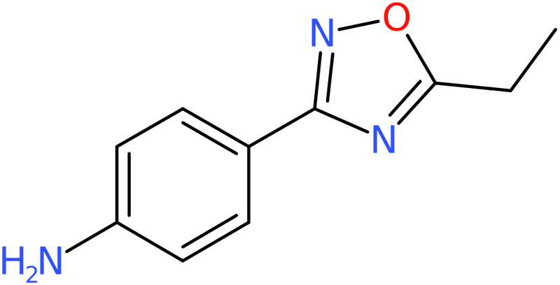 CAS: 10185-71-4 | 4-(5-Ethyl-1,2,4-oxadiazol-3-yl)aniline, >95%, NX11292