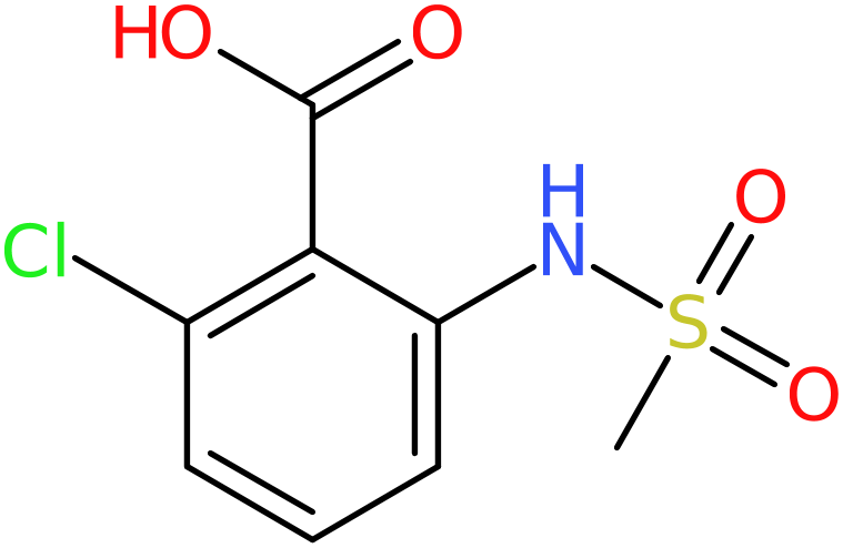 CAS: 1314406-45-5 | 2-Chloro-6-(methylsulfonamido)benzoic acid, NX20816