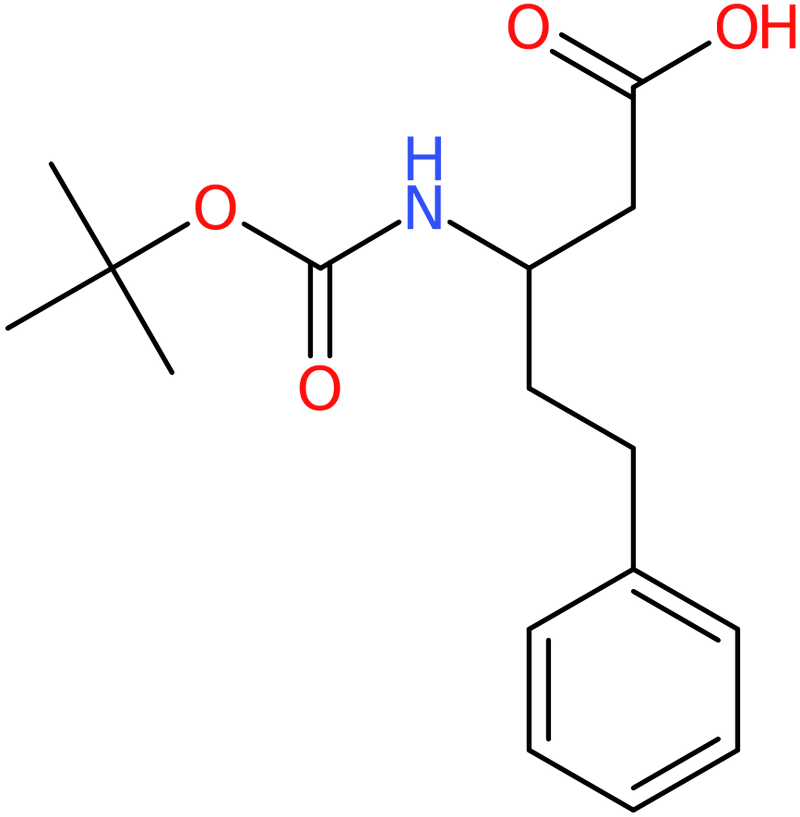 CAS: 955314-80-4 | 3-tert-Butoxycarbonylamino-5-phenyl-pentanoic acid, NX70914