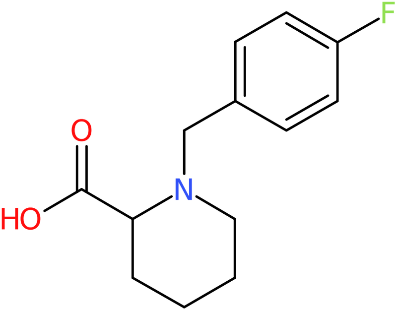 CAS: 1030610-75-3 | 1-(4-Fluoro-benzyl)-piperidine-2-carboxylic acid, NX11793