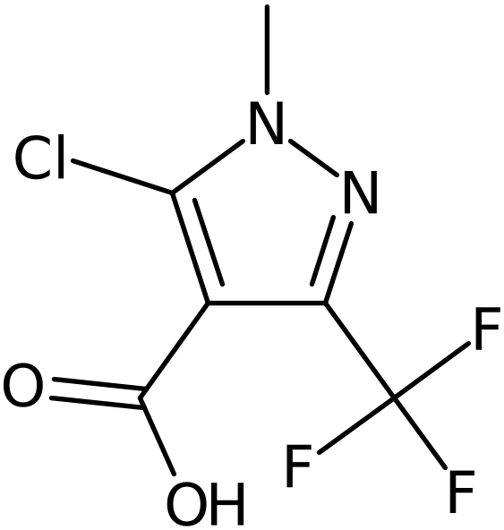 CAS: 128455-63-0 | 5-Chloro-1-methyl-3-(trifluoromethyl)-1H-pyrazole-4-carboxylic acid, NX20135