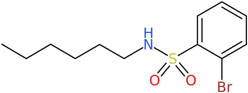 CAS: 951883-96-8 | 2-Bromo-N-hexylbenzenesulphonamide, NX70630