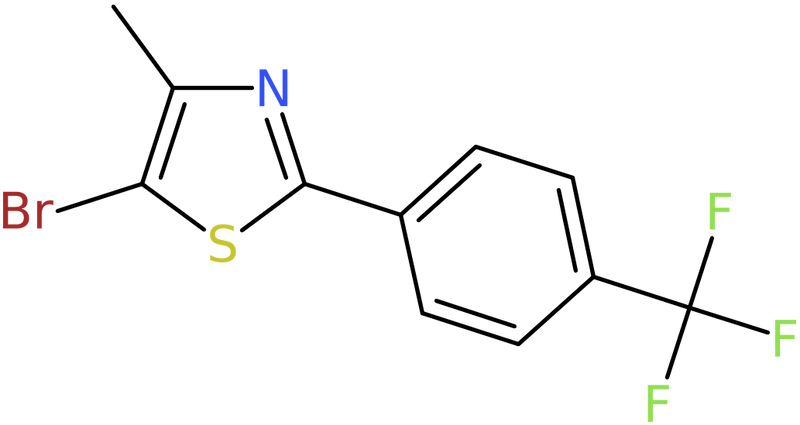 CAS: 850375-27-8 | 5-Bromo-4-methyl-2-[4-(trifluoromethyl)phenyl]-1,3-thiazole, NX63827