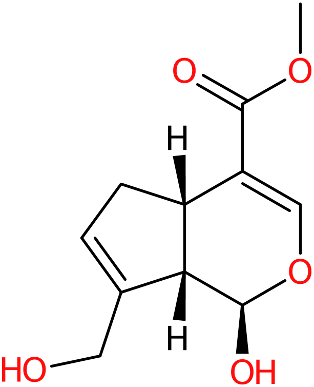 CAS: 6902-77-8 | Methyl (1R,4aS,7aS)-1-hydroxy-7-(hydroxymethyl)-1,4a,5,7a-tetrahydrocyclopenta[c]pyran-4-carboxylate, >96%, NX58351