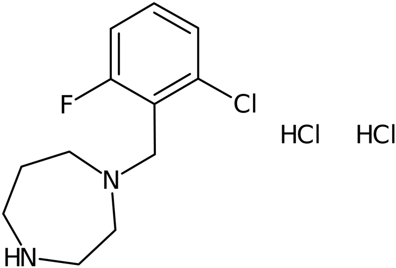 CAS: 1049733-74-5 | 1-(2-Chloro-6-fluorobenzyl)homopiperazine dihydrochloride, NX12454