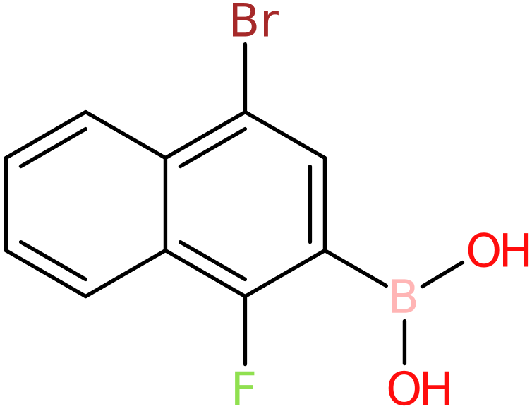 CAS: 913836-09-6 | 4-Bromo-1-fluoronaphthalene-2-boronic acid, >98%, NX68464