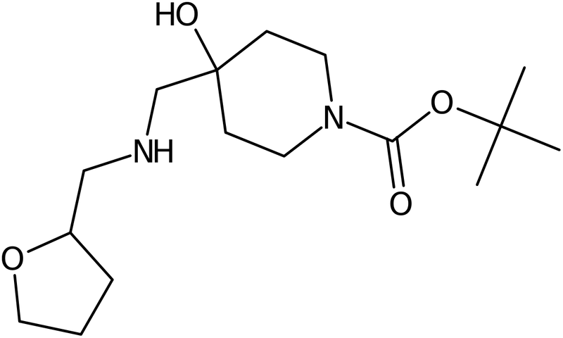 CAS: 1440535-70-5 | 1-tert-Butoxycarbonyl-4-{[(tetrahydrofuran-2-ylmethyl)amino]methyl}piperidin-4-ol, NX24435