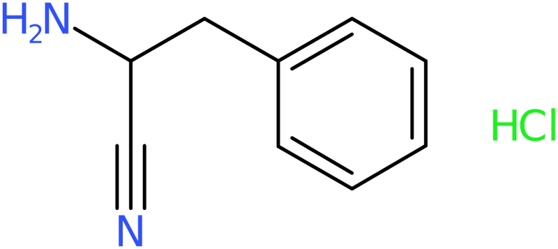 CAS: 93554-83-7 | 2-Amino-3-phenylpropanenitrile hydrochloride, >95%, NX69666