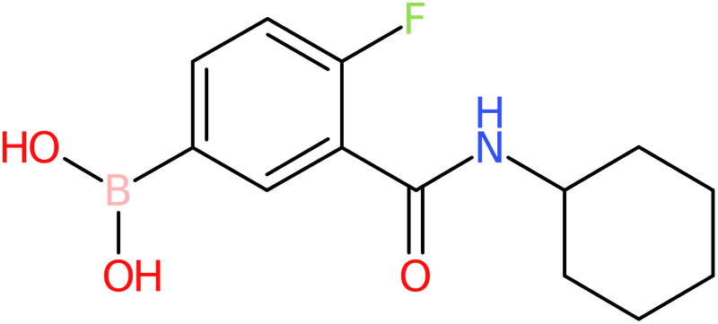 CAS: 874219-24-6 | 3-(Cyclohexylcarbamoyl)-4-fluorobenzeneboronic acid, >98%, NX65453