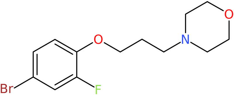 CAS: 944279-31-6 | 4-[3-(4-Bromo-2-fluoro-phenoxy)propyl]morpholine, >95%, NX70208