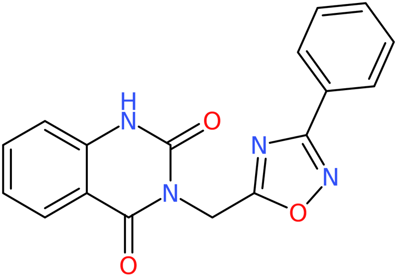 CAS: 892286-95-2 | 3-[(3-Phenyl-1,2,4-oxadiazol-5-yl)methyl]-1,2,3,4-tetrahydroquinazoline-2,4-dione, NX67295